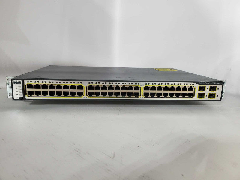 Cisco C3750 | 48-Port 10/100 Network Switch | WS-C3750-48TS-S )
