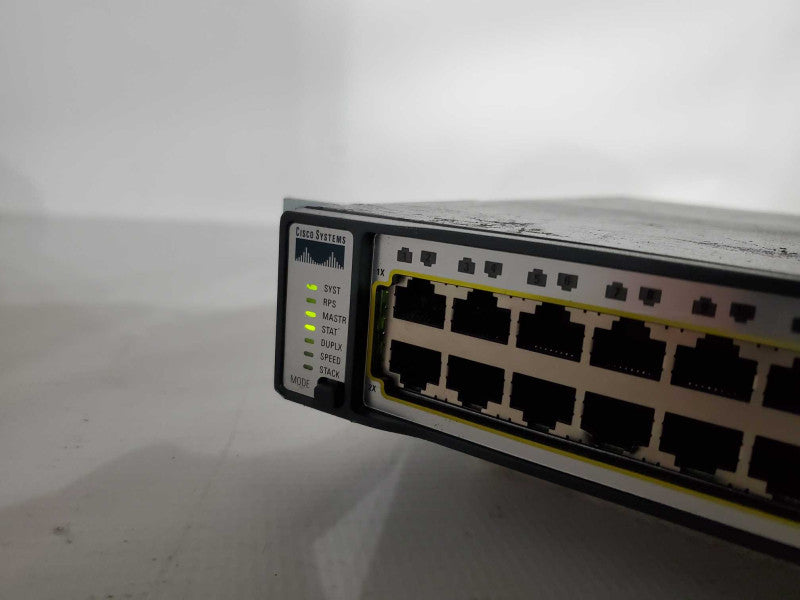 Cisco C3750 | 48-Port 10/100 Network Switch | WS-C3750-48TS-S )