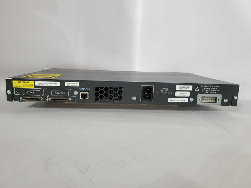 Cisco C3750 | 48-Port 10/100 Network Switch | WS-C3750-48TS-S )