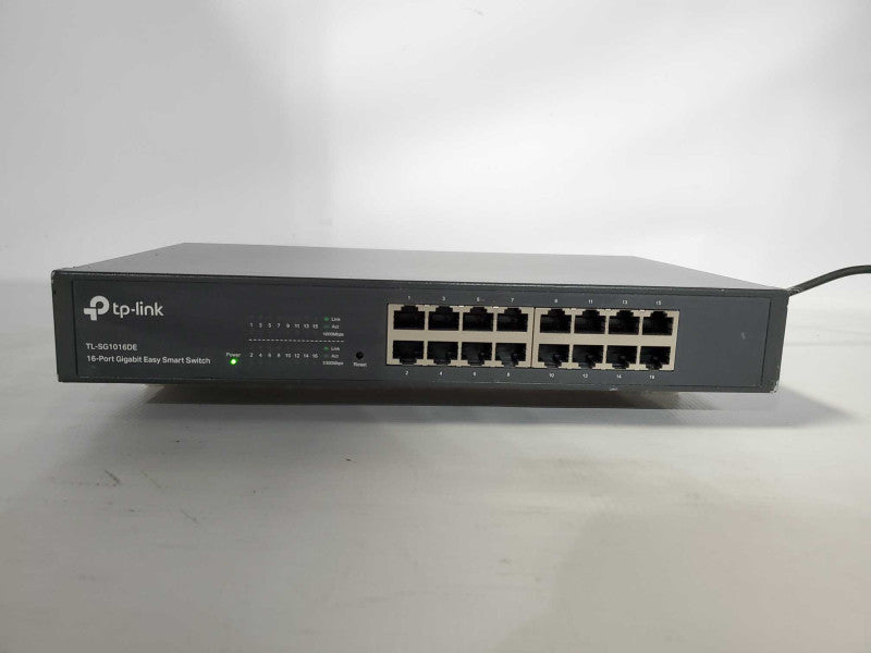 TP-Link TL-SG1016DE 16-Port 10/100/1000Mbps Gigabit Ethernet Smart Switch )