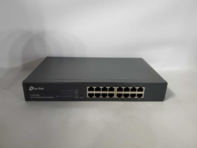 TP-Link TL-SG1016DE 16-Port 10/100/1000Mbps Gigabit Ethernet Smart Switch )