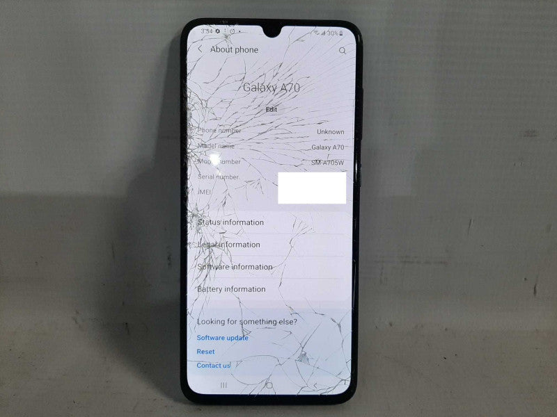 Samsung Galaxy A70 128GB - Black READ $