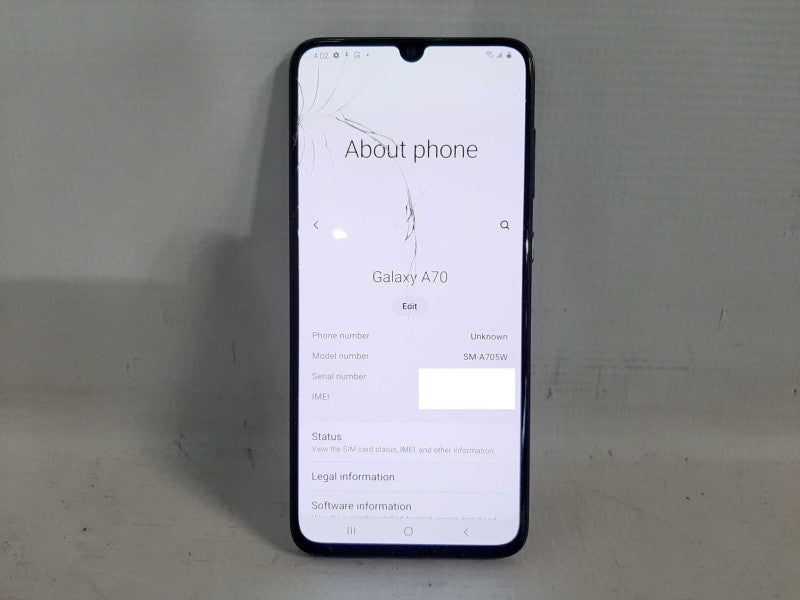 Samsung Galaxy A70 128GB - Black READ     $