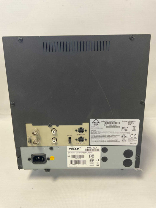 Pelco PMC10A 10\\" CRT High Resolution Display Q-