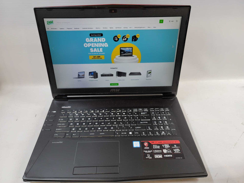 MSI GT72 Dominator G i7-6700HQ, 32GB DDR4, 3GB GeForce GTX 970M,  1TB NVMe Î²