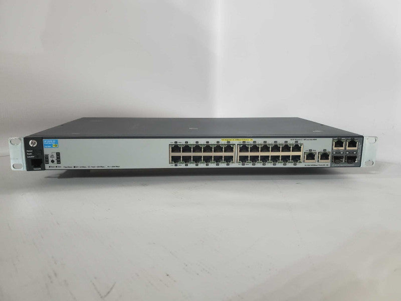 HP J9138A 2520-24-PoE 24X 10/100 PoE ports 4 X Dual Personality Gigabit Ports )