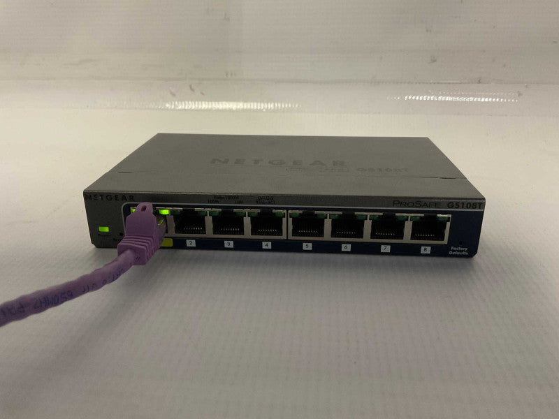 Netgear GS108Tv2 8 port Gigabit Smart Switch -