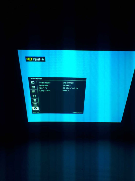 SONY VPL-DX120 Projector &