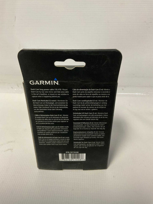 Garmin Dash Cam Long power cable  -