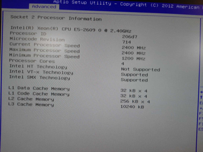 Cisco C220 M3BE 2x Xeon E5-2609 @ 2.4GHz 32GB ECC DDR3 No HDD READ $