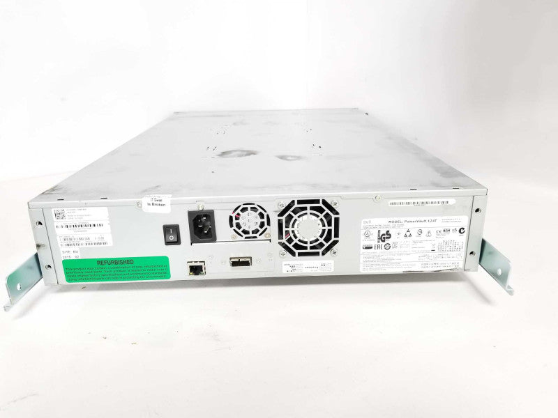 Dell PowerVault 124T 16-Slot DW33F LTO5 SAS Autoloader Tape Drive, Read _