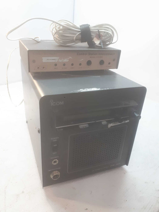 ICOM PS-80 POWER SUPPLY BASE STATION with ICOM IC-A200 RADIO with CS-900
