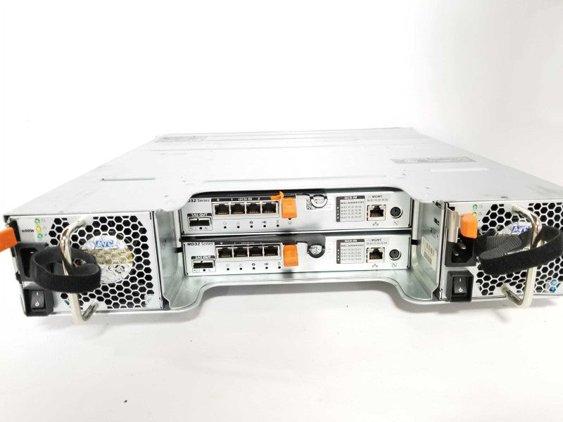 Dell PowerVault MD3220i iSCSI SAN Storage Array w/ 2x 770D8 Controller 2xPSU  _