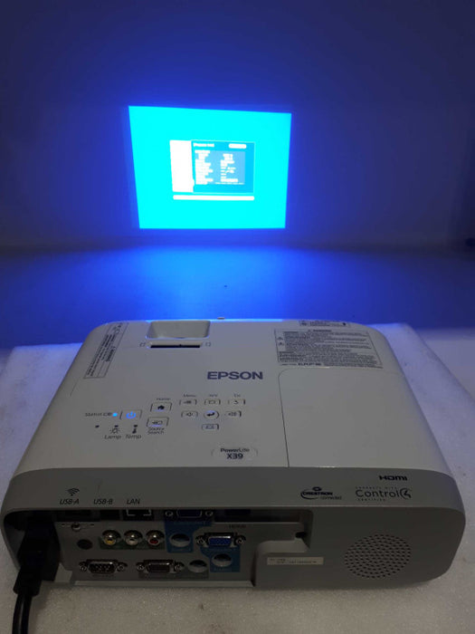 Epson Powerlite X39 H855A 3LCD 3500 Lumens HDMI Projector &