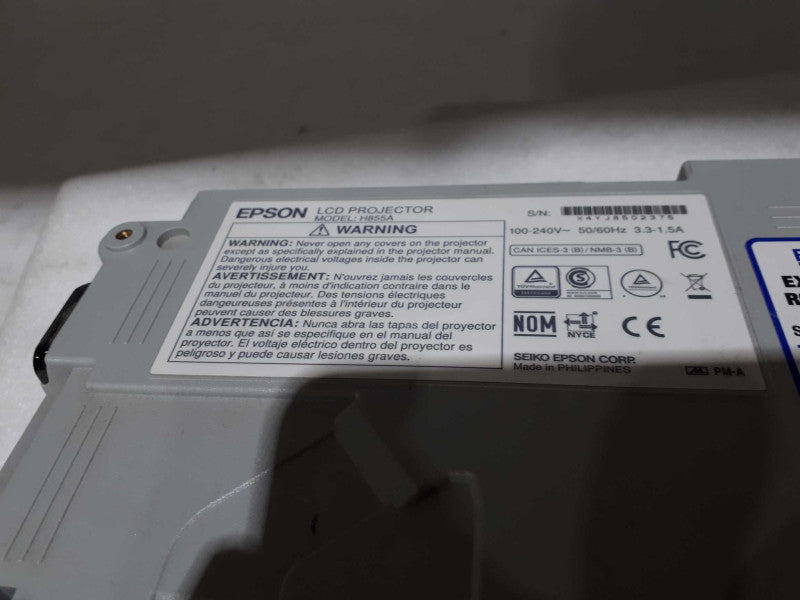 Epson Powerlite X39 H855A 3LCD 3500 Lumens HDMI Projector &