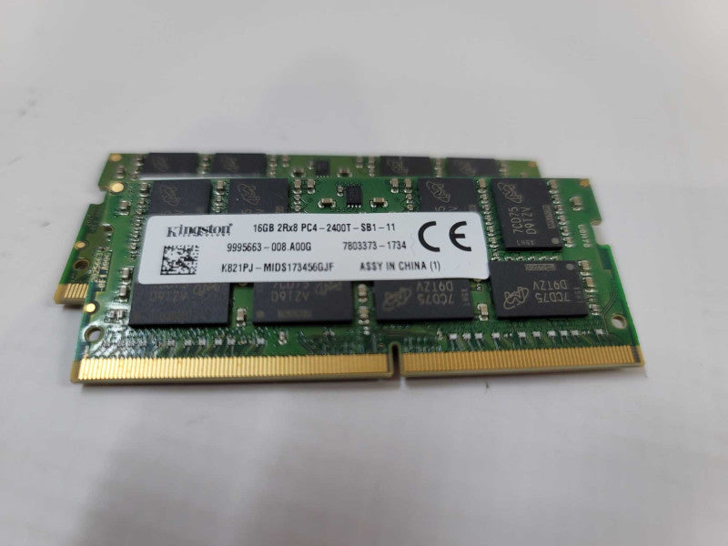 32GB (16x2) 2Rx8 PC4 - 2400V Kingston SODIMM RAM  Î²