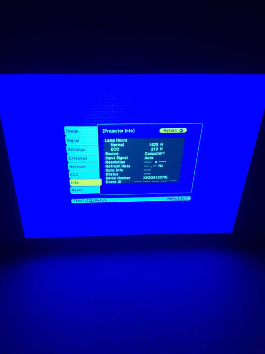 Epson Powerlite X39 H855A 3LCD 3500 Lumens HDMI Projector & &