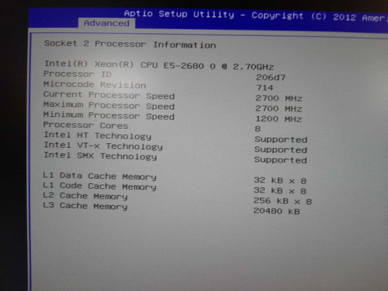 Cisco C240 M3 2x Xeon E5-2680 @ 2.7GHz 32GB ECC DDR3 No HDD READ  $