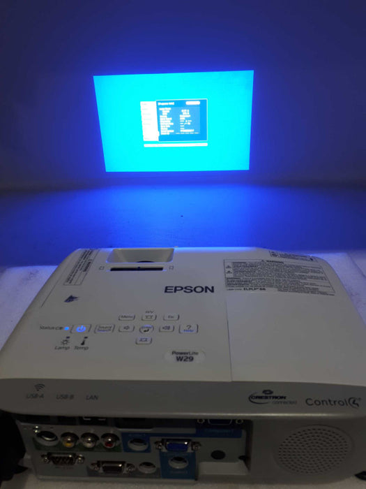 Epson PowerLite W29 WXGA 3LCD 3000 Lumens Projector H690A &