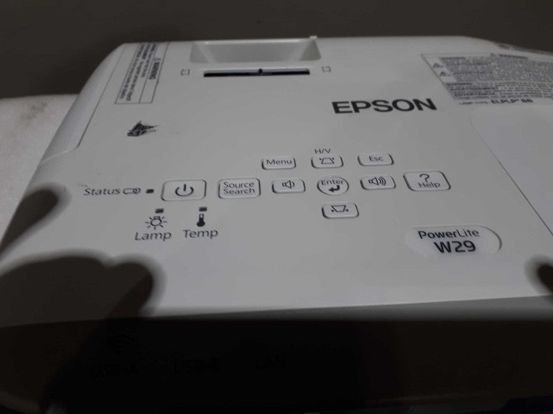 Epson PowerLite W29 WXGA 3LCD 3000 Lumens Projector H690A &