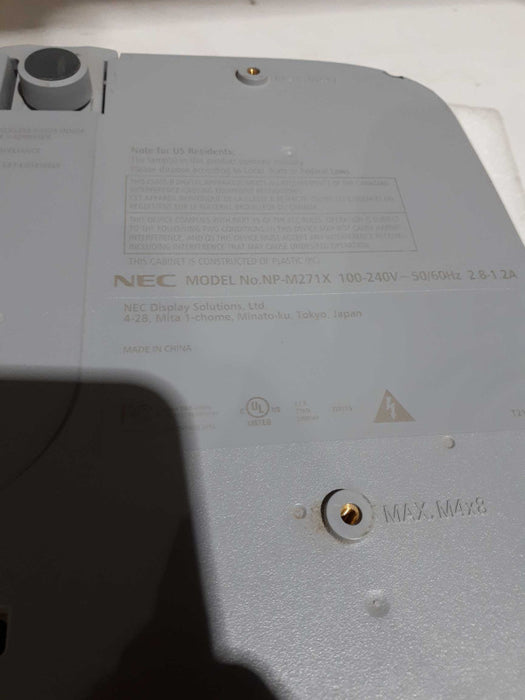 NEC M271X NP15LP HDMI Projector Display screen Projector &