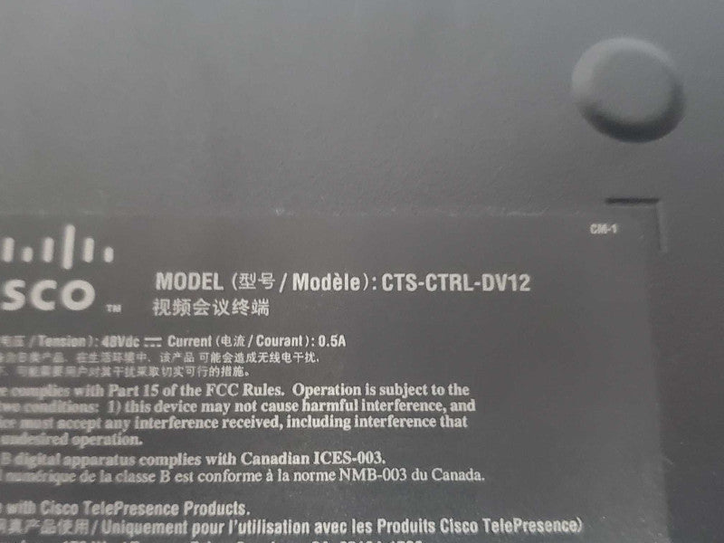 Cisco CTS-CTRL-DV12 TelePresence Touch 12\\" Screen |