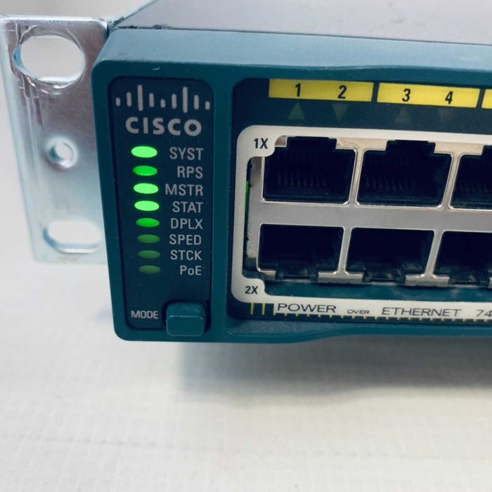 Cisco WS-C2960S-48FPS-L 48 Port PoE+ Gigabit Network Switch =