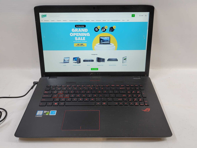 ASUS ROG GL752V i7-6700HQ, 16GB DDR4, GeForce GTX 960M, 1TB HDD **READ Î²