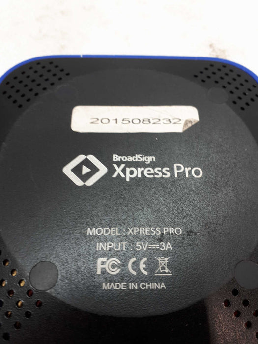 BroadSign  Xpress Pro Media Player Q&