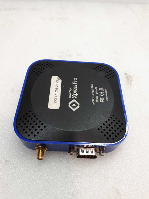 BroadSign  Xpress Pro Media Player Q&