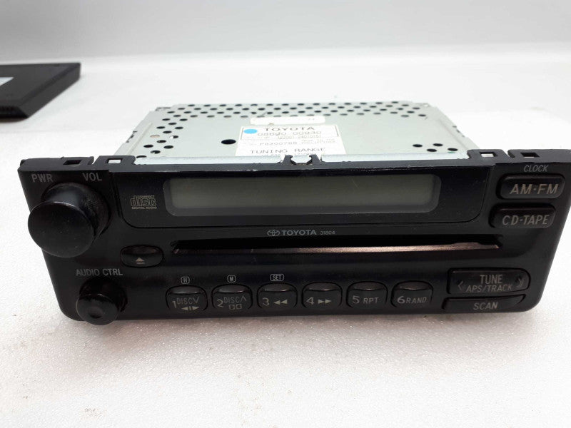 OEM Toyota Stereo CD Deck 31804 AM/FM Radio 08600-00930 Early 2000\\'s &