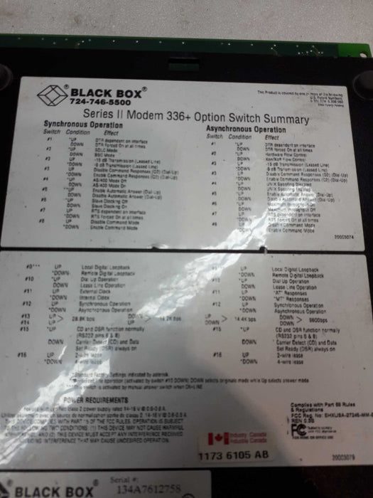 Black Box 724-746-5500 Micro KVM Extender &