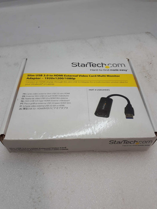 Startech USB 3.0 To HDMI External Video Card Multi Monitor Adapter-USB32HDES &