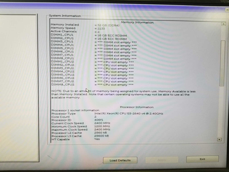 Dell Precision Tower 7910 Xeon E5-2640 V4 @ 2.40ghz / 32gb ram / READ #