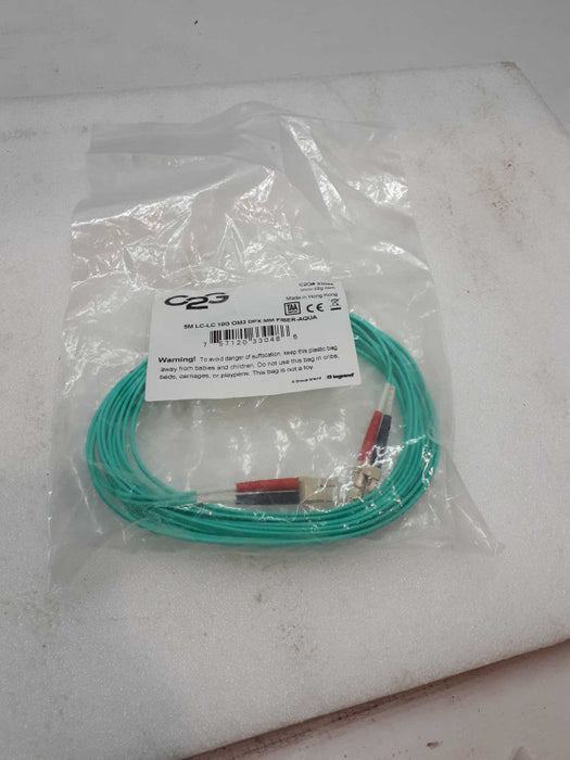 3-Pack 5 Meter Slim 10G OM3  LC-LC Fiber Optic Patch 5mlc-lc10g om3 dpx mm &