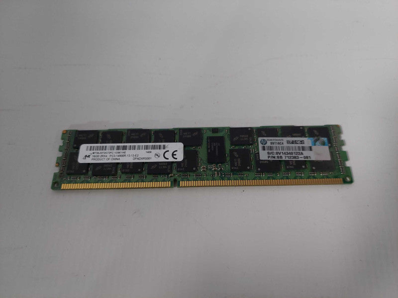 Micron 16GB 2RX4 PC3-14900R DDR3 Server Memory Q)