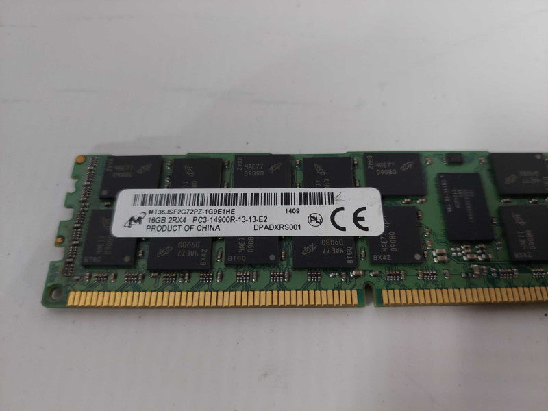 Micron 16GB 2RX4 PC3-14900R DDR3 Server Memory Q)