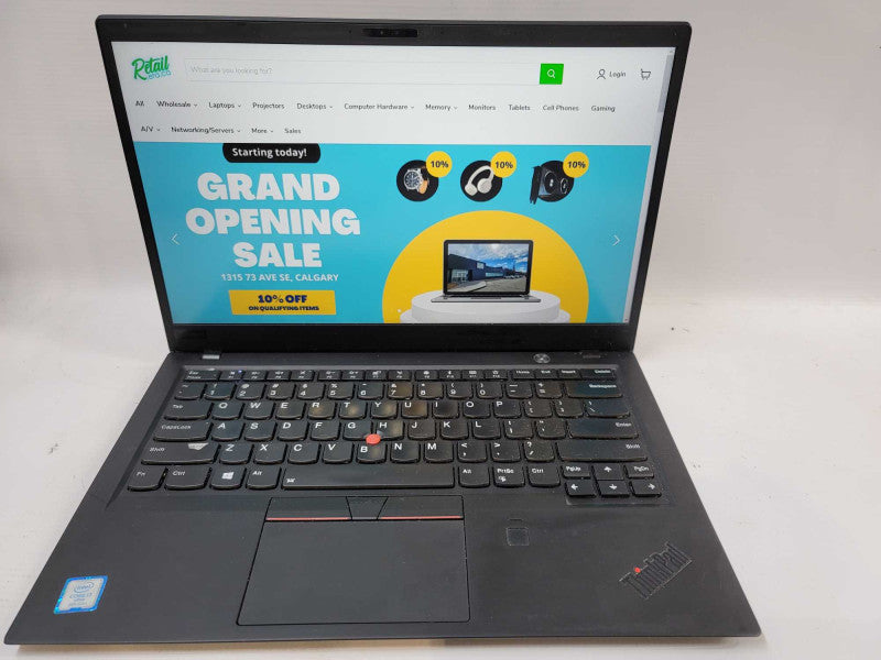 Lenovo X1 Carbon 6th gen i7-8650U, 16GB DDR4, 512GB SSD **read Î²
