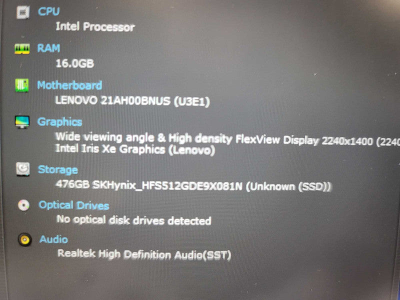 Lenovo T14 Gen 3 i7-1270P, 16GB DDR4, 512GB SSD Î²