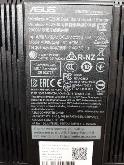 ASUS RT-AC68U AC1900 Gigabit Wireless AC Router  &