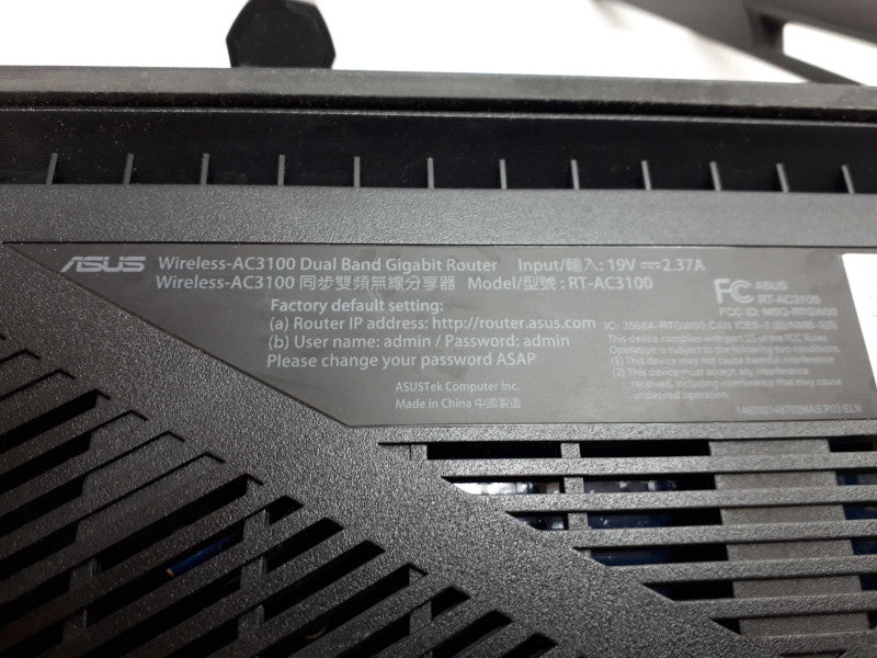 ASUS Wireless AC3100 Dual Band Gigabit Gaming Router &