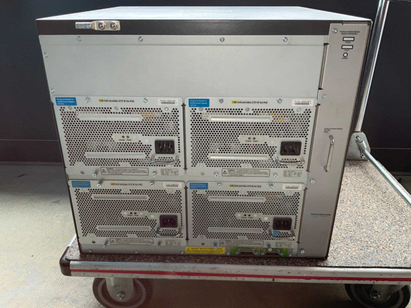 HP E8212 zl Switch J9091A POE READ  -