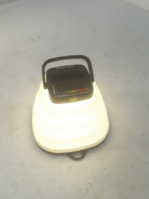 GoalZero CrushLight Chroma Collapsible Solar Lantern #32013 with 6 Color Mode