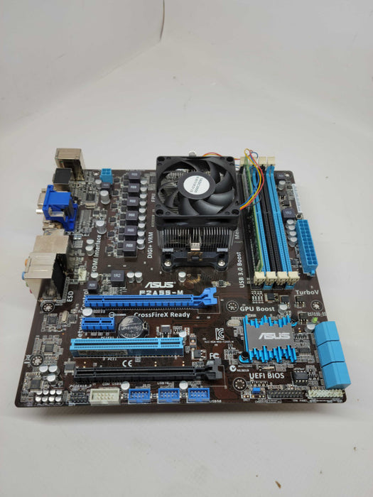 CPU - MOTHERBOARD - RAM (COMBO) AMD A10 5600K - ASUS F2A55-M - 8GB DDR3
