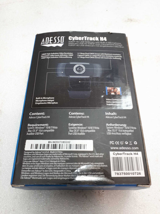Adesso Cyber track H4  webcam &