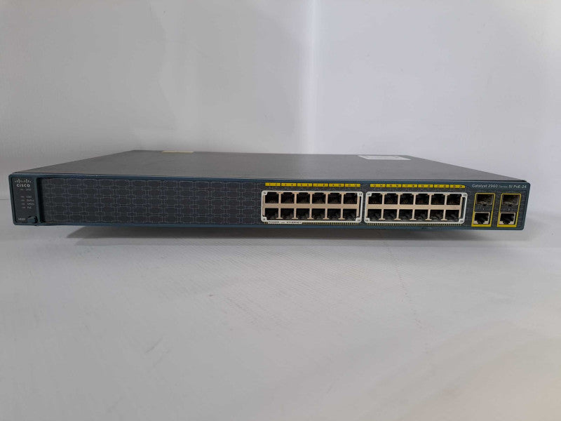 Cisco Catalyst 2960 series 24 Port PoE Ethernet Switch WS-C2960-24PC-S V06 )