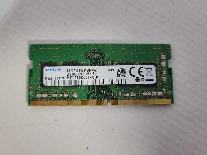 Samsung 8GB 1Rx8 PC4-2666V Laptop  RAM Memory