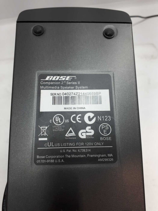 Bose Companion 2 Series II Computer Speaker &