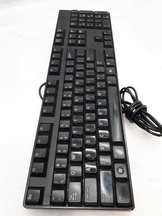 Genuine Original Black Dell KB1421 Standard UK QWERTY Wired USB Keyboard 0M37 &