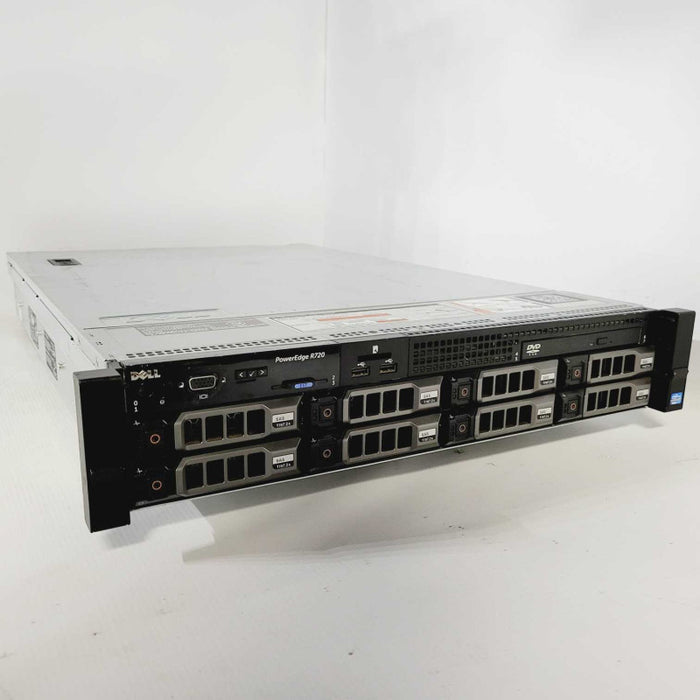 Dell PowerEdge R720 Server 2x E5-2680 @ 2.70Ghz 128GB DDR3 H710P Mini =